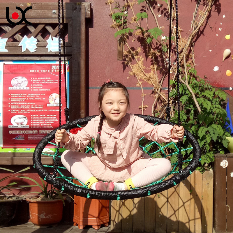 New Style Children Net Tree Hanging Swing , Round And Hammock Swing