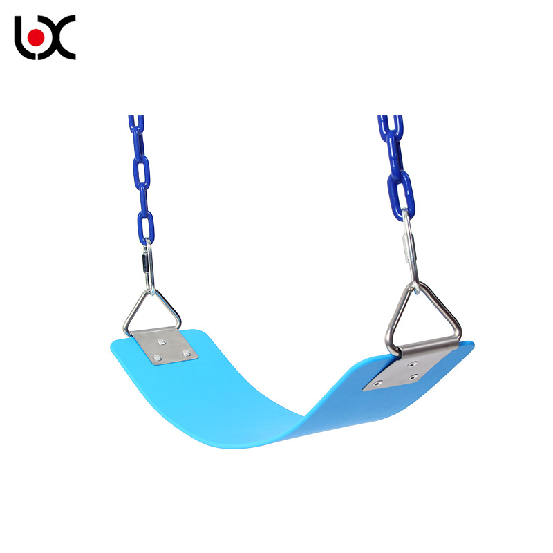 Plastic Garden Swing Children Belt Swing Seat With Stainless Steel Parts