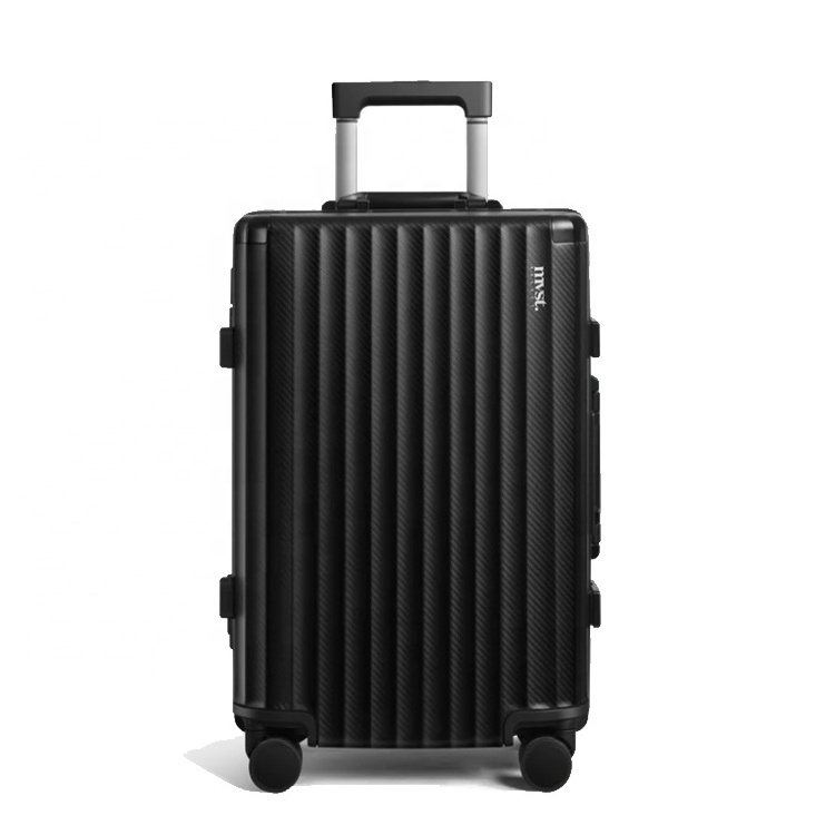 suitcase aluminium cabin luggage trolley case