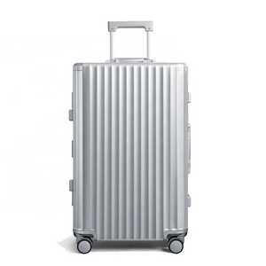 suitcase aluminium cabin luggage trolley case