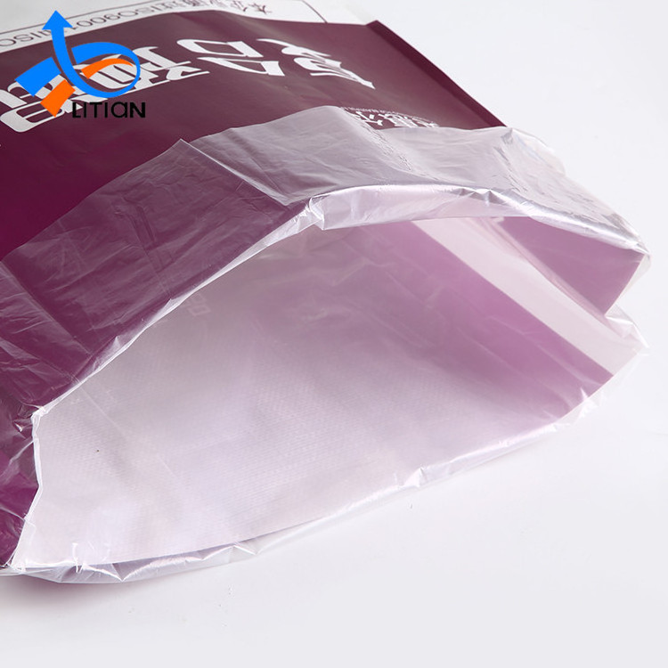 Custom Design Lamination Packaging Pp Woven Poultry Animal Bulk Feed Bag