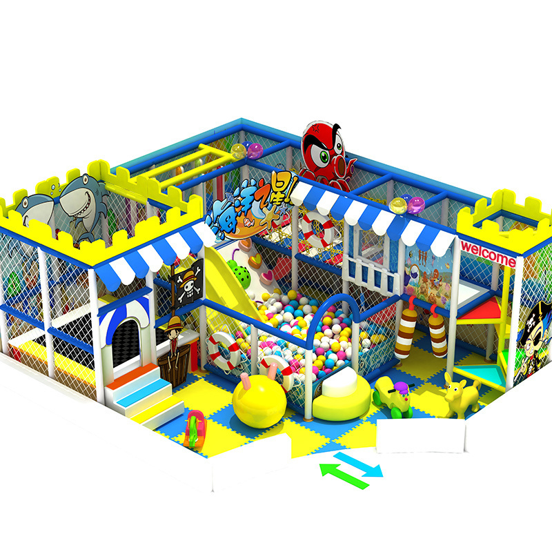 Kids Play Naughty Castle Indoor Toddler Playground Equipment With Soft Play Merry Go Round Indoor Playground