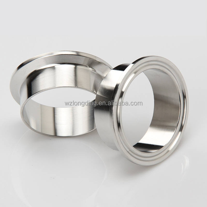 1.5'' Stainless Steel Sanitary Ferrule Fitting SS304 316L Tri Clamp Adapter Welding Clamp Ferrule Flange