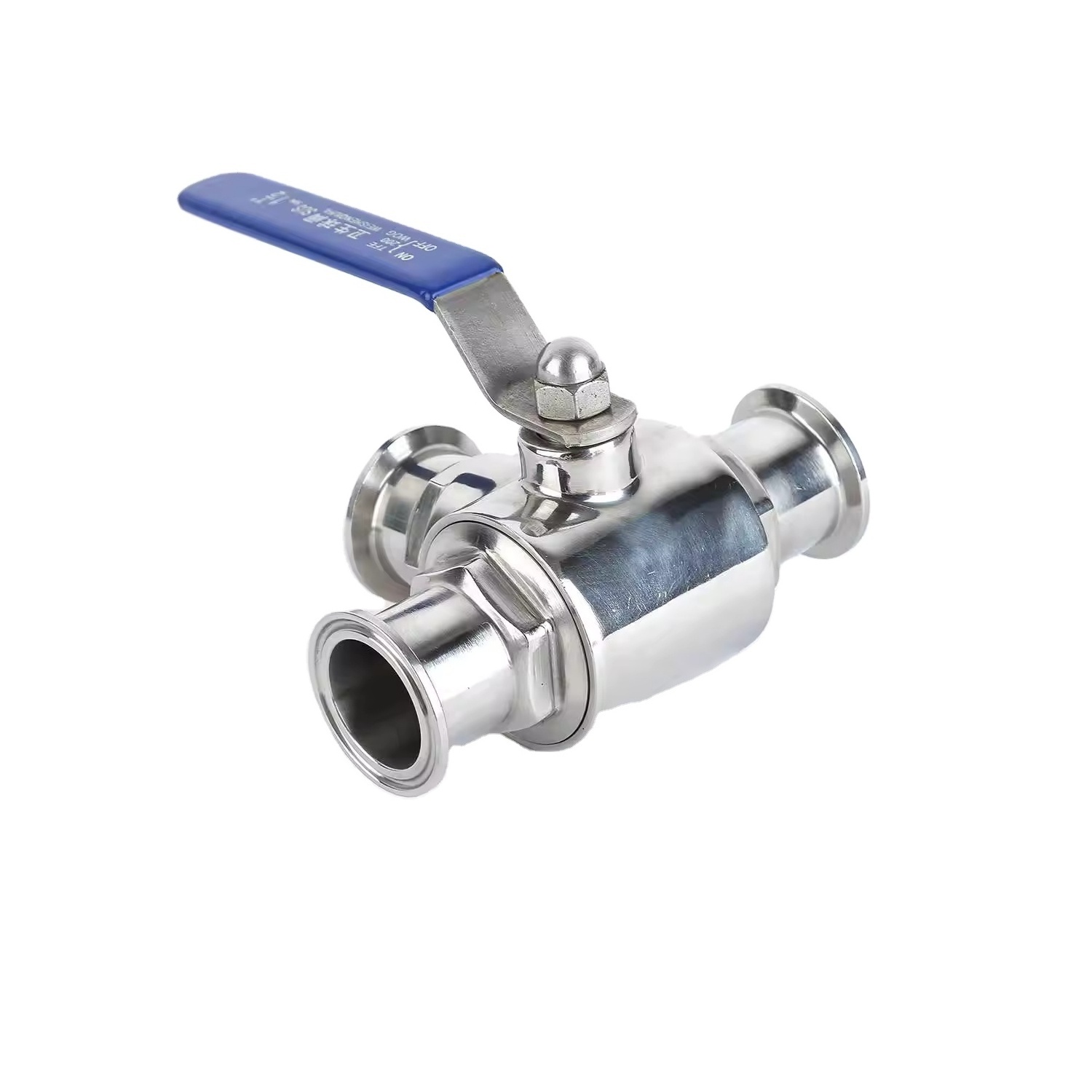 DN8 DN20 DN25 2pc 3pc 3 Way Dairy T type Ball Valve Stainless Steel SS304 316L Ball Valve Clamped water valve