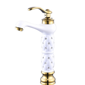 2024 Hot selling Bathroom high basin faucet new faucet diamond faucet