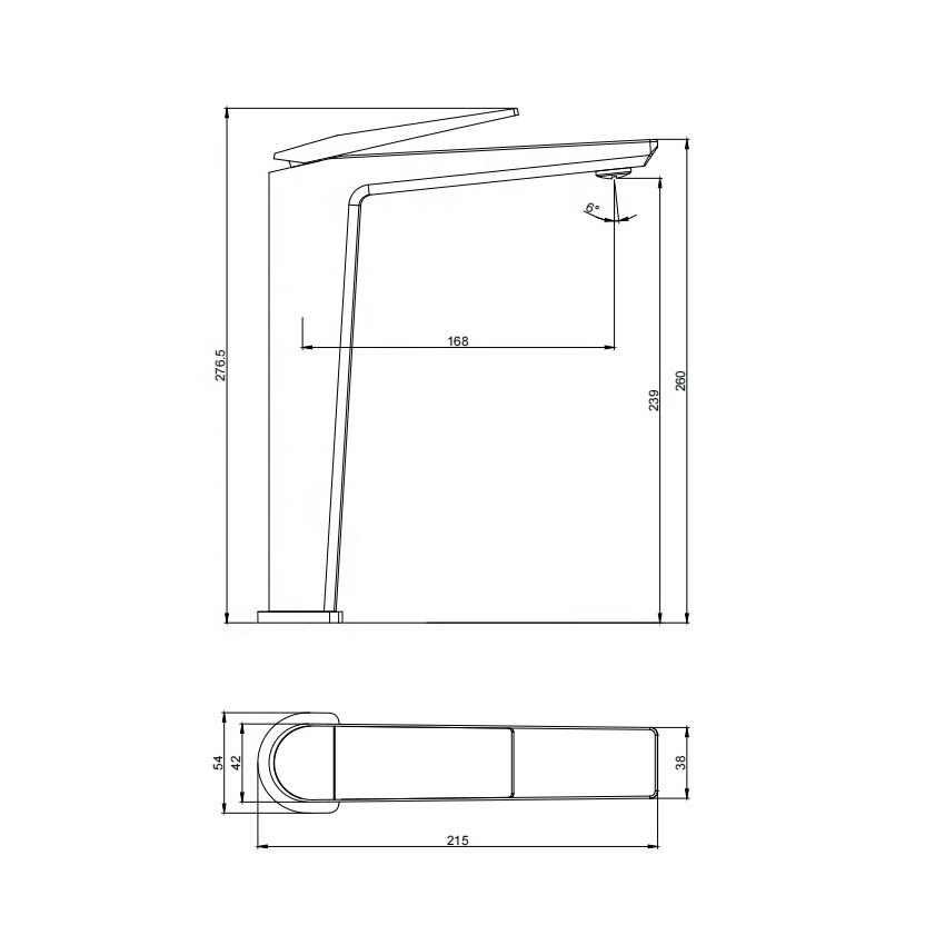 High quality washroom single hole mounted brass hot and cold water bathroom faucet mixer