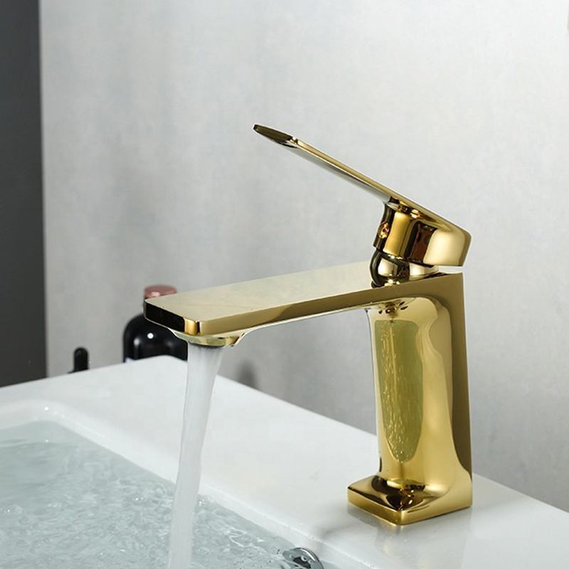 Washroom Basin Mixer Brass Taps Waterfall Bathroom  Hot And Cold Water Mixer Brass Basin Bathroom Faucet