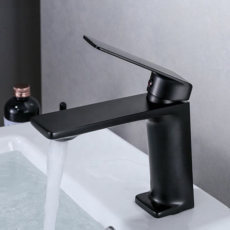 Washroom Basin Mixer Brass Taps Waterfall Bathroom  Hot And Cold Water Mixer Brass Basin Bathroom Faucet