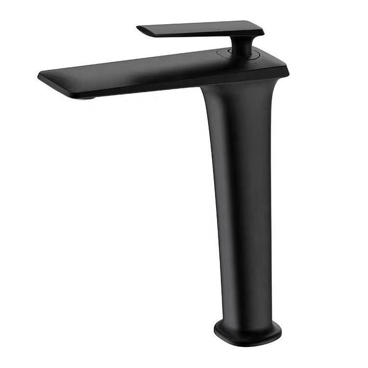 Fancy black color single lever brass grifos bathroom wash hand basin mixer faucet taps Wash Faucet For Bathroom