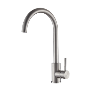 Modern design durable 304 stainless steel brushed nickle kitchen sink faucets