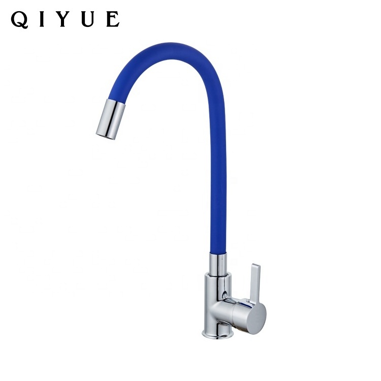 2019 new design colorful silicon mixer tap sink flexible kitchen faucet