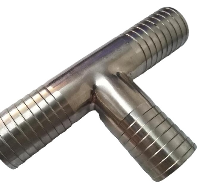 Factory wholesale stainless steel pipe barrel male thread NPT BSPT  hose nipple