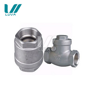 High Quality 304 316 stainless steel NPT threaded spring and swing check valve