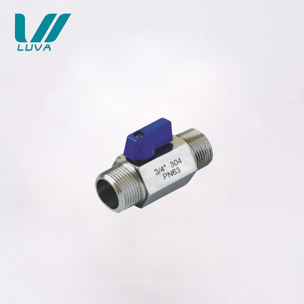 PN63 3/4 female male threaded stainless steel mini ball valve