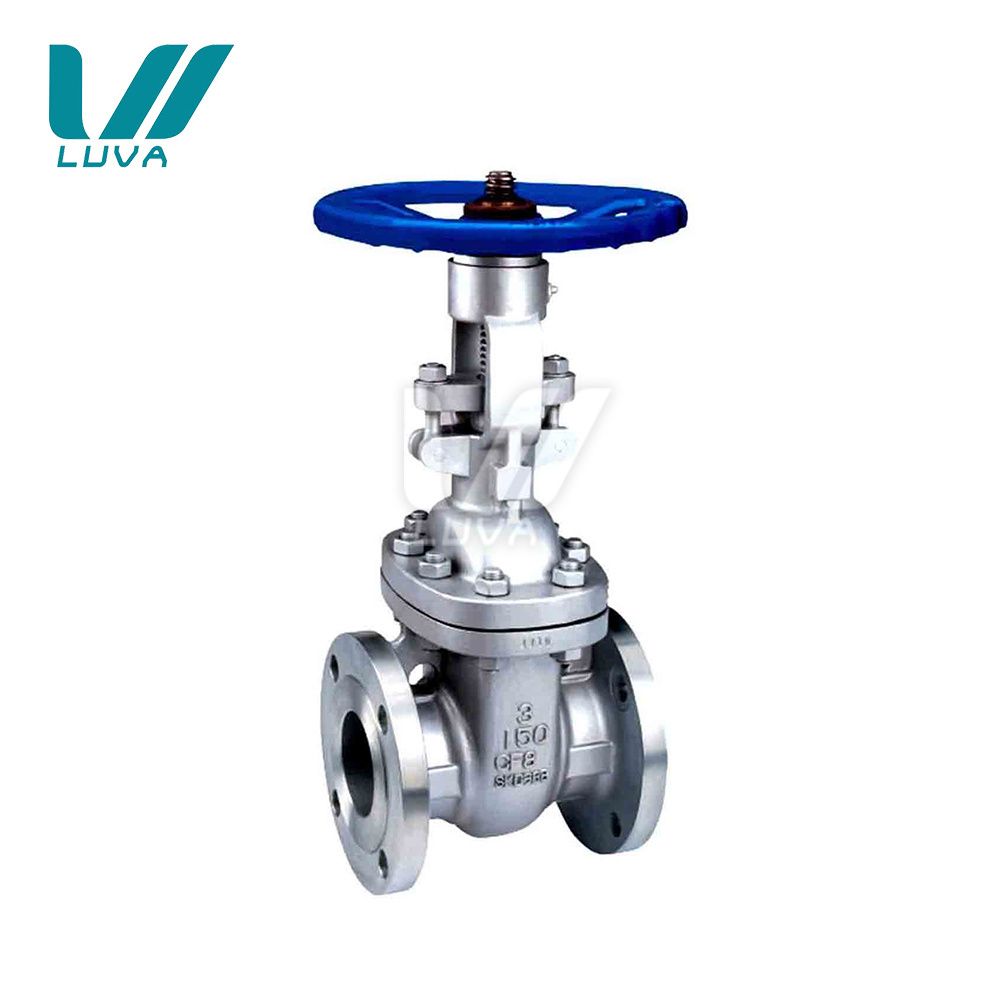 Low pressure reduced port female threaded 4 inch flanged gate valve