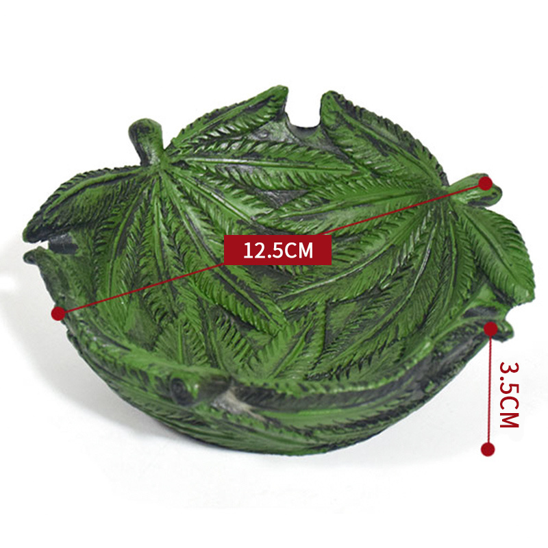 Green Leaf Resin Custom Ashtray Resin Ashtray