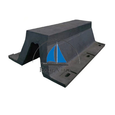 Type D rubber fender pier bridge pier wall protection anti-collision block Marine anti-collision strip DA fender