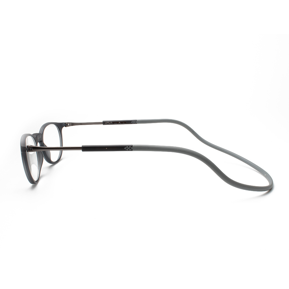 Hot sale Round tr90 clic magnetic men women reading glasses