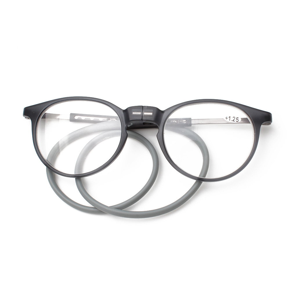 Hot sale Round tr90 clic magnetic men women reading glasses