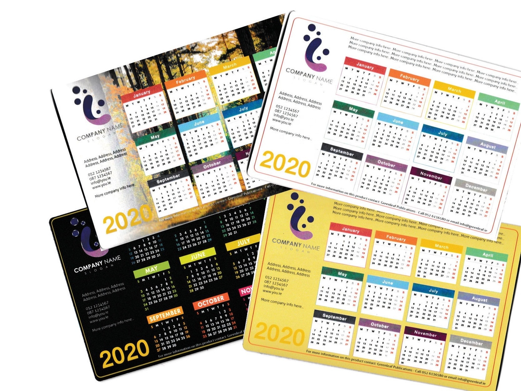 2023 2024 custom promotional refrigerator magnet calendar fridge magnet for real estate