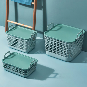 Hot Sale Plastic bathroom other Dirty Clothes Storage Basket Organizer with lids Laundry storage boxes