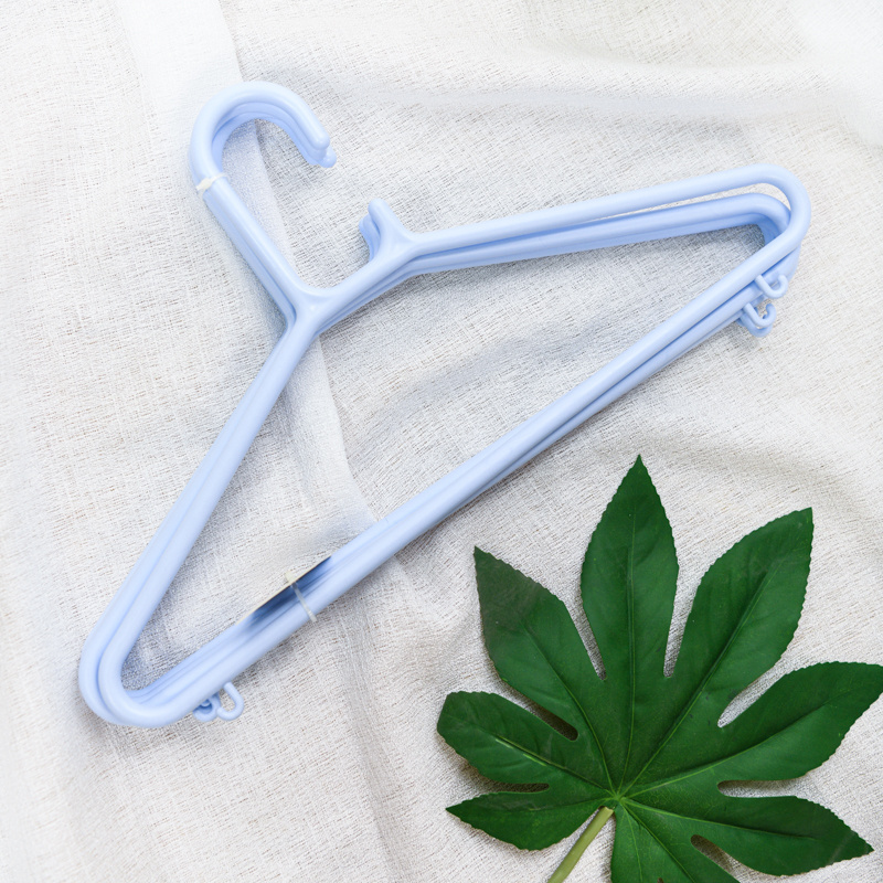 Wenzhou hot sale blue multifunctional anti-slip plastic cloth hanger