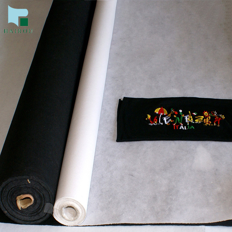 Chemical bond airlaid nonwoven fabric for embroidery backing