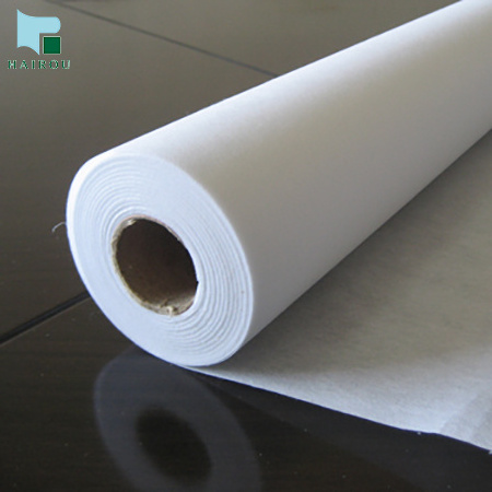 Chemical bond airlaid nonwoven fabric for embroidery backing