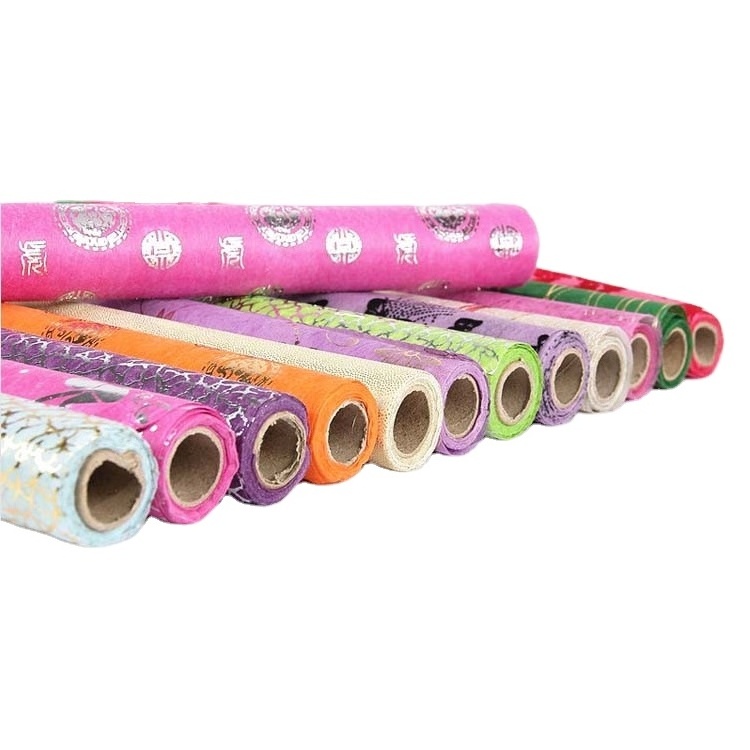 Custom Gift Tissue Wrapping Paper Roll Paper Non Woven Decorative Paper