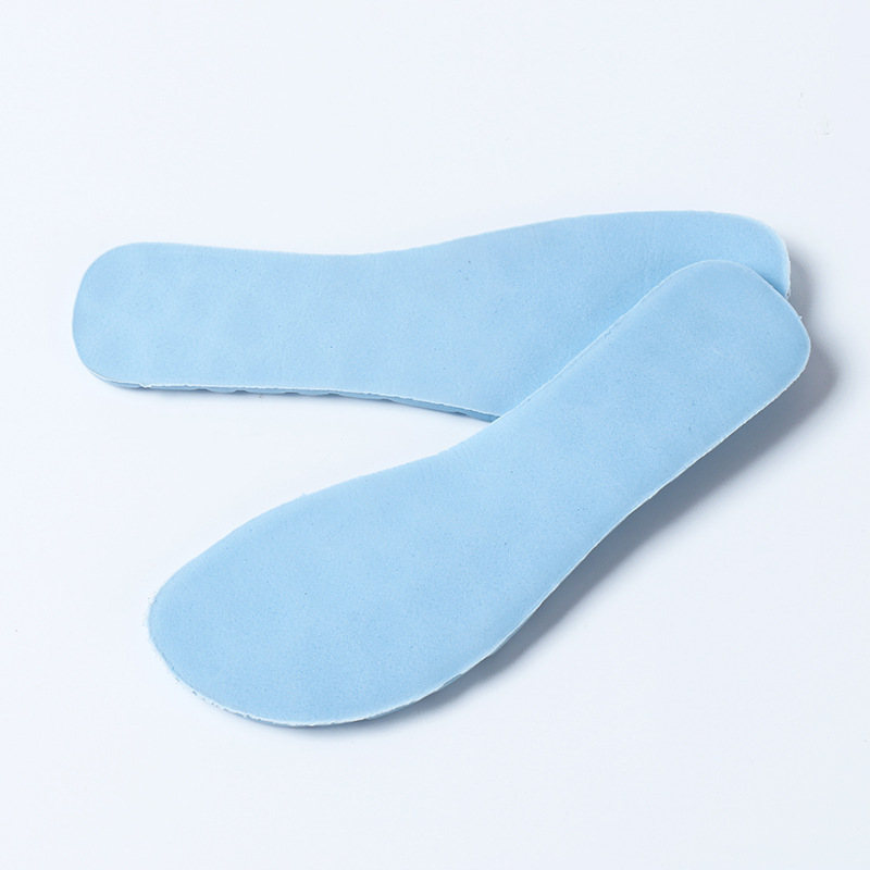 Custom 4D comfort high stretch leisure soft latex increase shoe insoles for man sandals