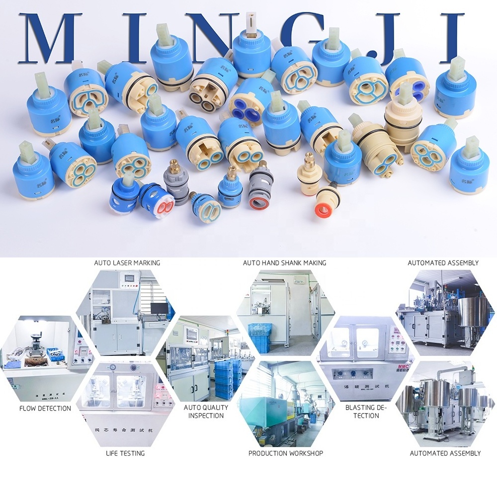 WenZhou MingJi 35mm 40mm Idling Single Seal Ceramic Faucet Cartridge