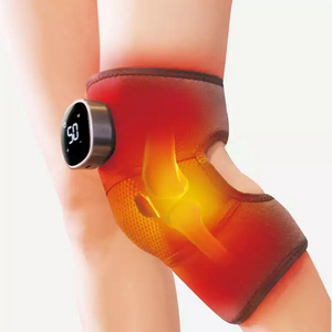 hot sell  Heated Knee Brace Wrap Massage Leg Massager Heated Knee Pad Stress Relief Vibration Shoulder Knee Massager