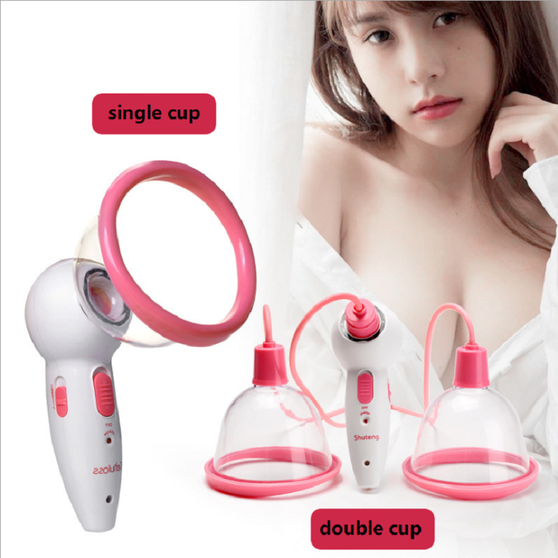 Electric Breast Massage Enhancement Instrument Breast Enhancer Chest Vacuum Enlargement Vibration Lactation Massager