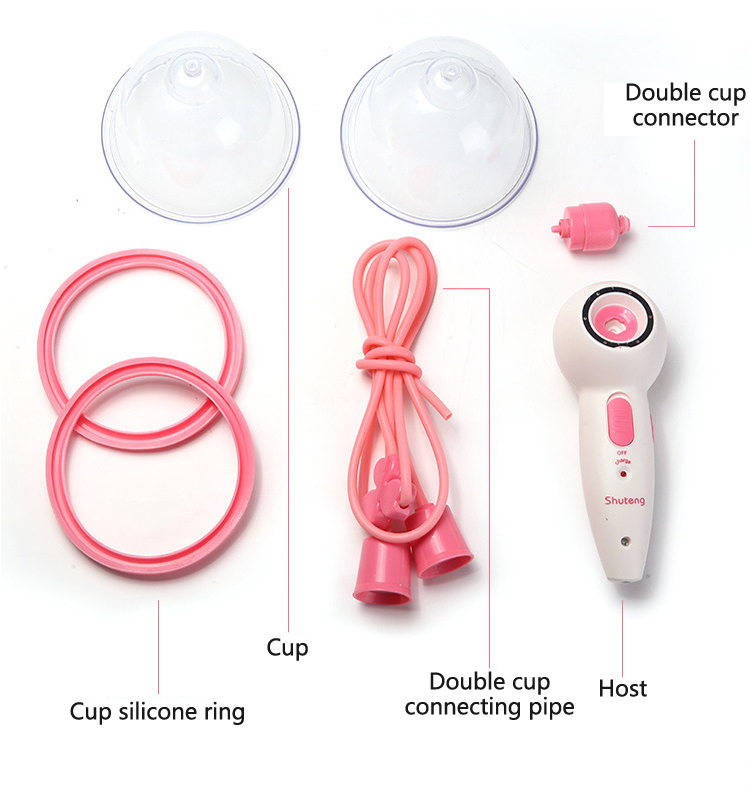 Electric Breast Massage Enhancement Instrument Breast Enhancer Chest Vacuum Enlargement Vibration Lactation Massager