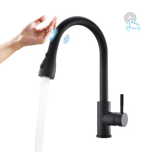 Fapully 304 stainless steel touch on kitchen sink sensor faucet