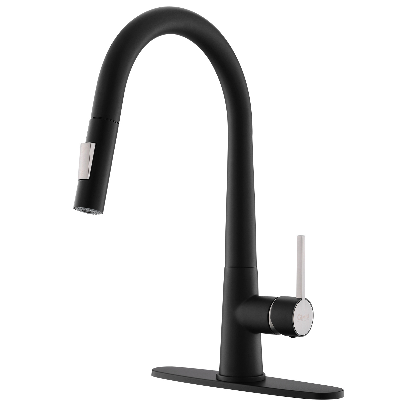 Fapully High quality single handle kitchen faucet with deck plate