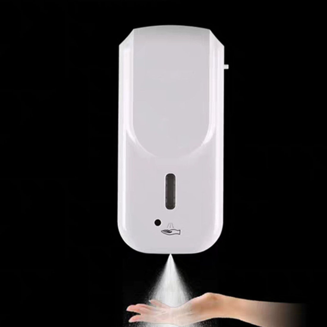 Electric Automatic Hand Sanitizer Dispenser,spray Foam Gel Sensor Soap Washroom Alcohol Spray Machine Plastic Modern Hotel White