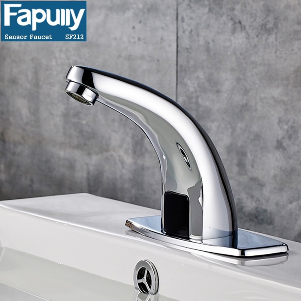 Fapully Automatic touchless Sensor tap  Mixer Faucet Bathroom Sink Tap,Automatic sensor motion faucet