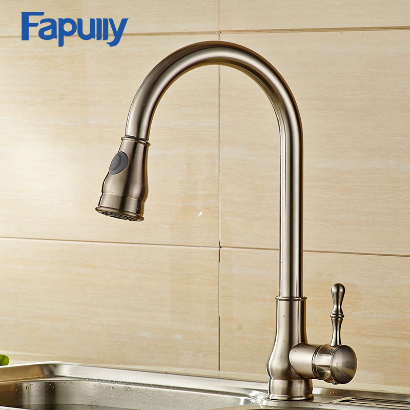 Kitchen Sink Faucet One Stainless Steel Fapully How to Remove an Old Kitchen Faucet and Install a New Modern Contemporary Hotel