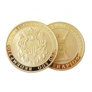 Manufacture Challenge Coin Gold Plating Custom Coin Metal Souvenir Gift Challenge Coins