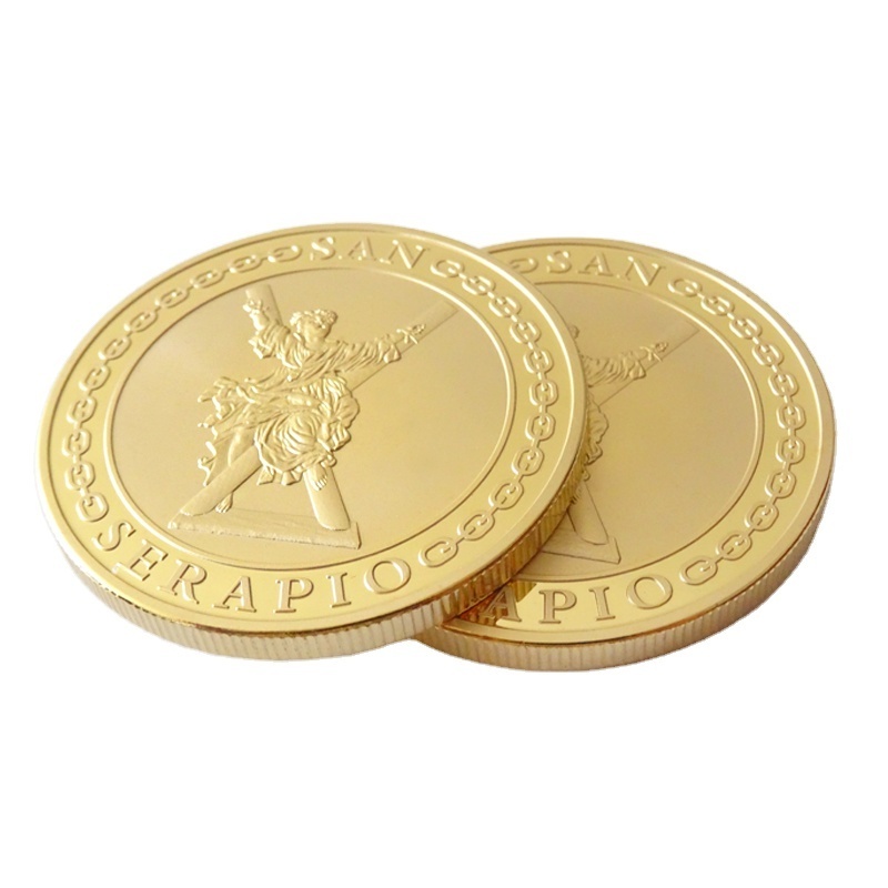 Manufacture Challenge Coin Gold Plating Custom Coin Metal Souvenir Gift Challenge Coins