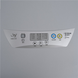 Good quality control panel stickers electrical appliances membrane keypad switch membrane switch sticker