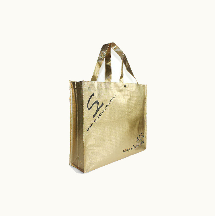 metallic foil Promotional PP Non Woven Shopping Bag Wholesale, Extra Large Non Woven Tote Bag, Non Woven Fabric Bag Manufacturer