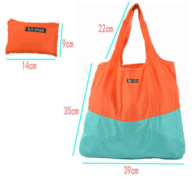 Gym bags to customize korean hemp tote nylon foldable shopping bag