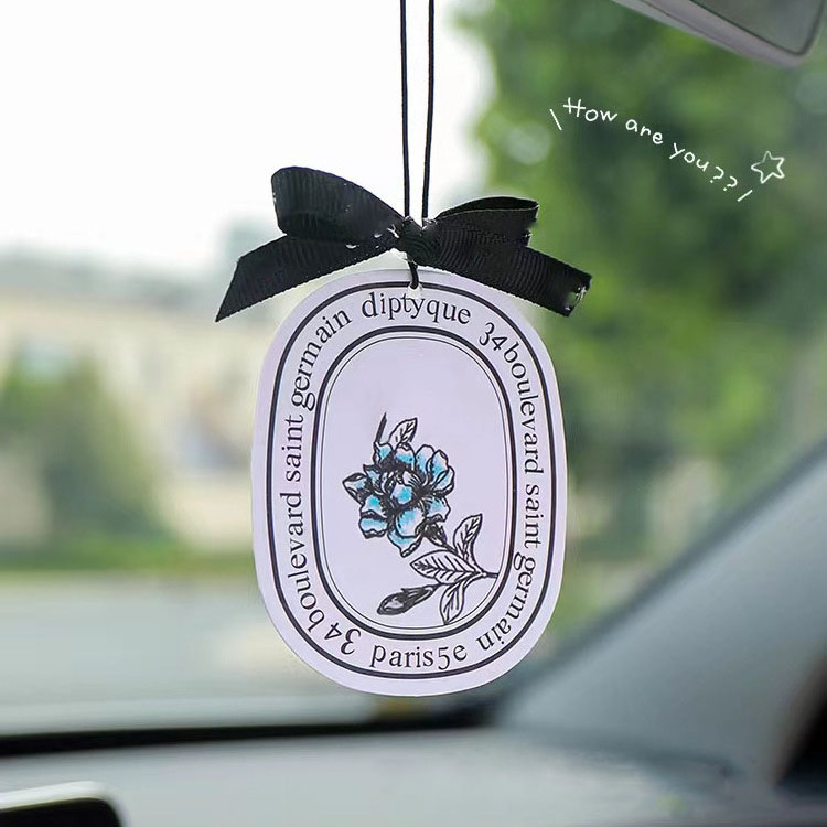 Customized LOGO Various Odors Air Freshener Paper Car Fragrance Deodorant Wholesale