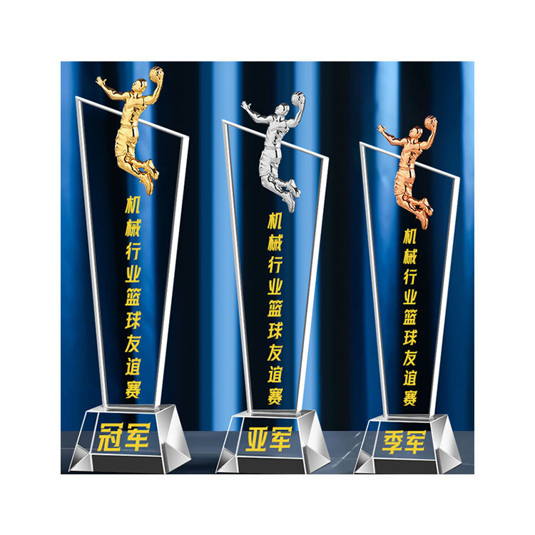 2023 New Product Ideas 2024 Promotional Products Items Gift Gold Silver Copper Metal Wood Acrylic Glass Resin K9 Crystal Trophy