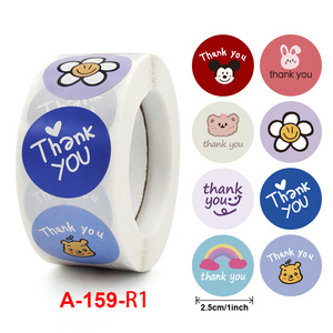 Wholesale cute cartoon self-adhesive label stickers diy sealer stickers gift decoration labels