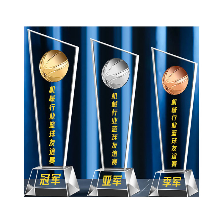 2023 New Product Ideas 2024 Promotional Products Items Gift Gold Silver Copper Metal Wood Acrylic Glass Resin K9 Crystal Trophy