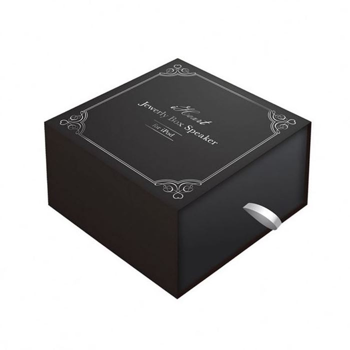 2022 Hot Sale China Wholesale Black Paper Cardboard Coffin Jewelry Gift Box