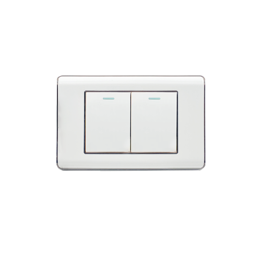 Hot sale 2 gang pc plate Wall switch interruptor de pared electric American style wall switch